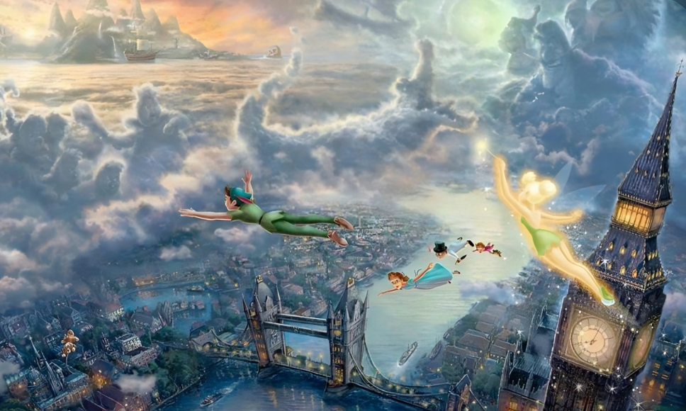 Peter Pan and Tinkerbell